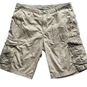 Harley-Davidson‎ Men's Cargo Shorts Size 36 Tan Khaki Biker Motorcycle